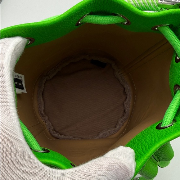 MARC JACOBS Leather Mini Bucket Bag - Apple - Picture 9 of 11